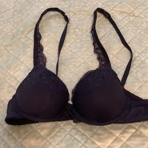 Aerie navy blue bra